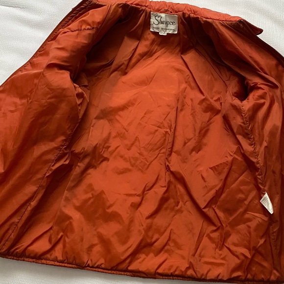 Vintage Sharpee Sharpe Int. Peter Pan Collar Burnt Orange Jacket - Picture 10 of 13